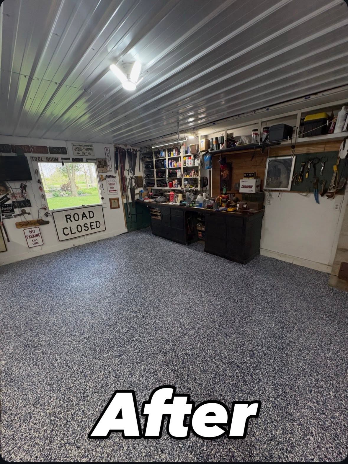 Premium epoxy floor by Eagle Epoxy